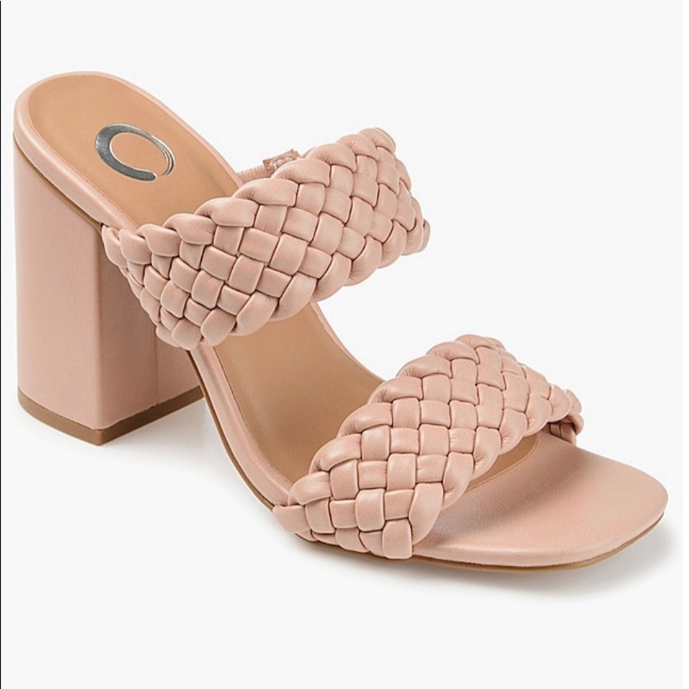 NWT Journey + Crew Block Heel Sandal